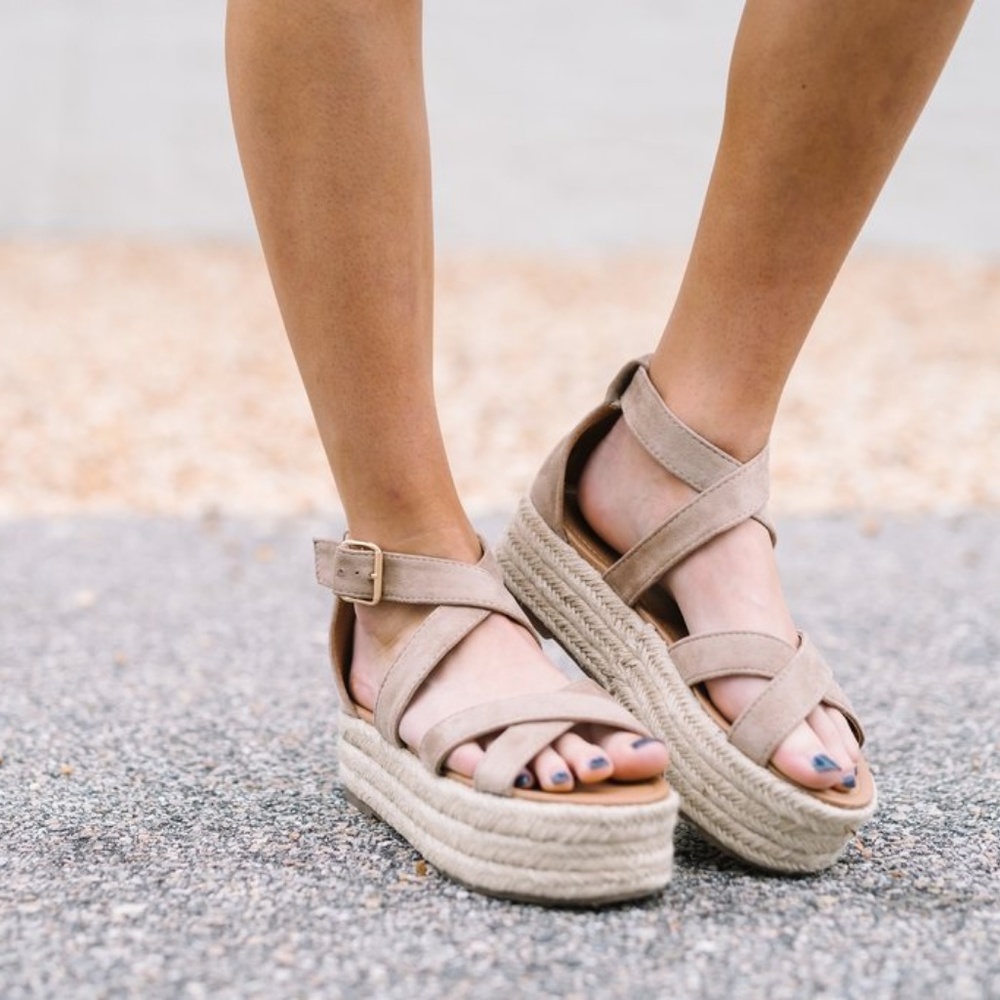 Fatima Espadrille Wedge Natural - Picture 5 of 5